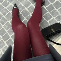 Burgunder tights